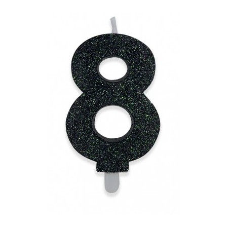 CANDELE SWEETY NERO GLITTER N.8