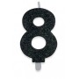 CANDELE SWEETY NERO GLITTER N.8