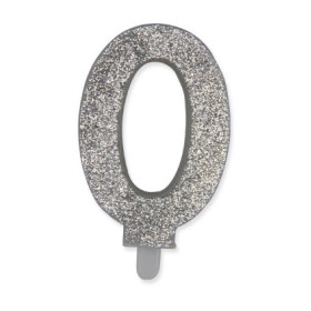 CANDELE SWEETY ARGENTO GLITTER N.0