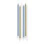 6 CANDELINE 15CM SPECIAL CHIC CELESTE