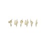 CANDELINE 5CM ITALIC AUGURI ORO METAL