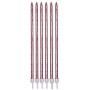 12 CANDELINE MATITE GLITTER CM. 15 ROSA