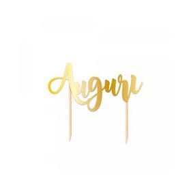 SCRITTA PER TORTA AUGURI ORO