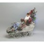 BABBO NATALE INNEVATO SU SLITTA