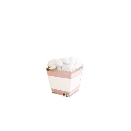 12 BOX PORTACONFETTI ROSA CHIC