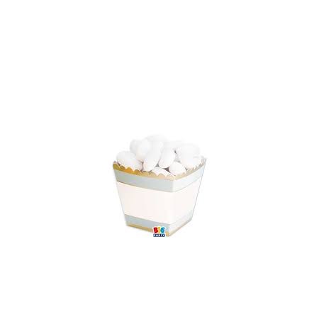 12 BOX PORTACONFETTI CELESTE CHIC