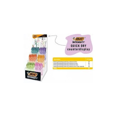 ESP. BIRO BIC GELOCITY QUICK DRY ASS. PZ 102