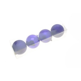 BOX 4 SFERE BASIC 7CM  BLU