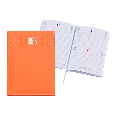 AGENDE 15X21 GIORNALIERE ARANCIO 2025