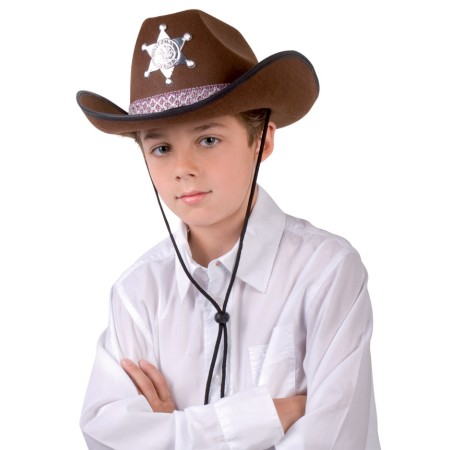 CAPPELLI BABY SCERIFFO MARRONE
