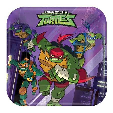 8 PLATES RISE OF THE TEENAGE MUTANT NINJ Q