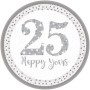 8 PLATES SILVER ANNIV. PAPER 22.7 CM Q