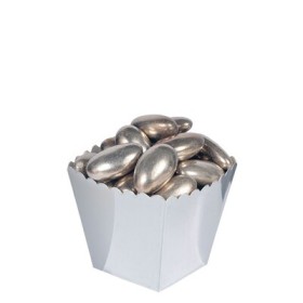 12 BOX PORTACONFETTI ARGENTO