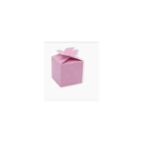 SCATOLINE PORTACONFETTI FIOCCO ROSA PZ.25