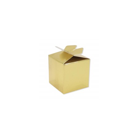 SCATOLINE PORTACONFETTI FIOCCO ORO PZ.25