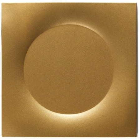 PIATTI PLASTICA QUADRATI ORO