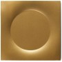 PIATTI PLASTICA QUADRATI ORO
