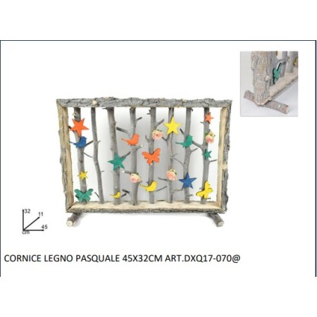CORNICE LEGNO PASQUALE 45*32 CM