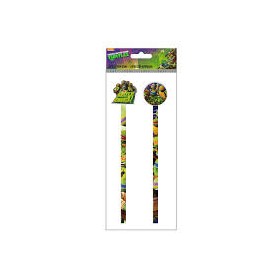 MATITE CON GOMMA TURTLES 2PZ