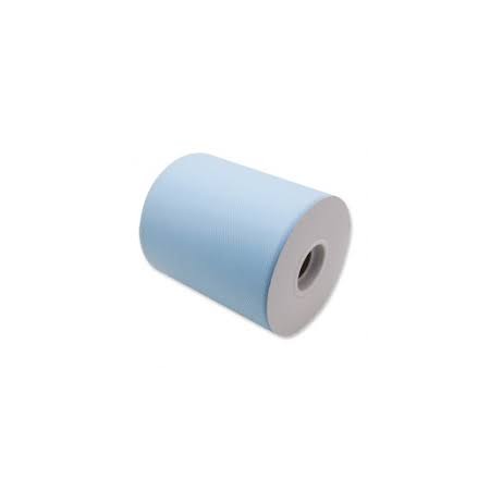 TULLE 12.5CMX100MT CELESTE