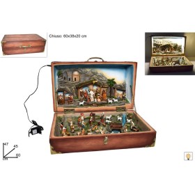 VALIGIA NATIVITA' C/LUCE 60CM