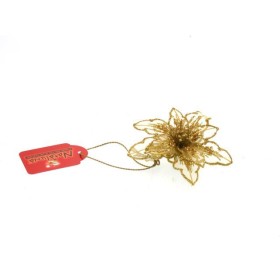 POINSETTIA ORO CON PINZETTA