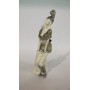 DONNA BABBO NATALE ARGENTO CM. 27