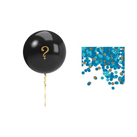 BLN KIT 12/1CT GENDER REVEAL BLUE QS