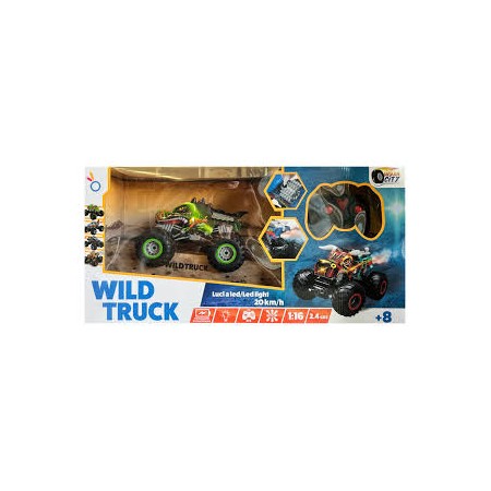 R/C MONSTER TRUCK COCCODRILLO CON LUCI E FUMI