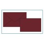 BIGLIETTI E BUSTE F.9  COL. PRESTIGE ROSSO BORDEAUX