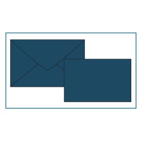 BIGLIETTI E BUSTE F.9  COL. PRESTIGE BLU SCURO