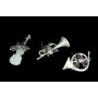 APPENDINI GLITTER BIANCO CON BACCHE 3ASS