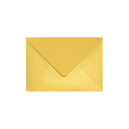 BIGLIETTI E BUSTE F.TO 9 COL.PERLATI ORO 150+150
