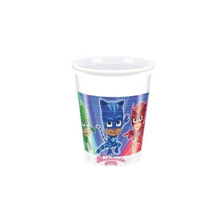 BICCHIERI PLASTICA PJMASKS PZ.8