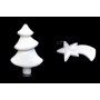 APPENDINI ALBERO E STELLA COMETA BIANCO