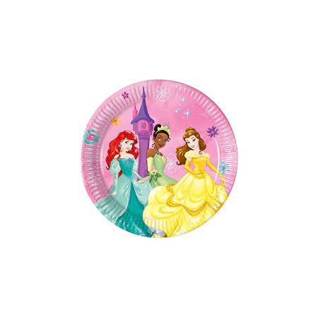 PIATTO 20 CM 8 PZ PRINCIPESSE