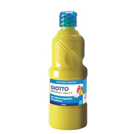 COLORI TEMP. ACRIL. 500ML GIOTTO GIALLO