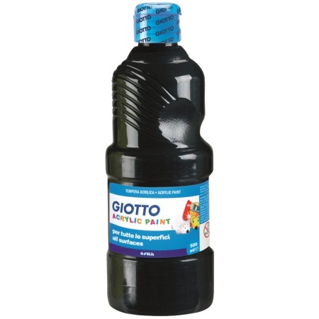 COLORI TEMP. ACRIL. 500ML GIOTTO NERO
