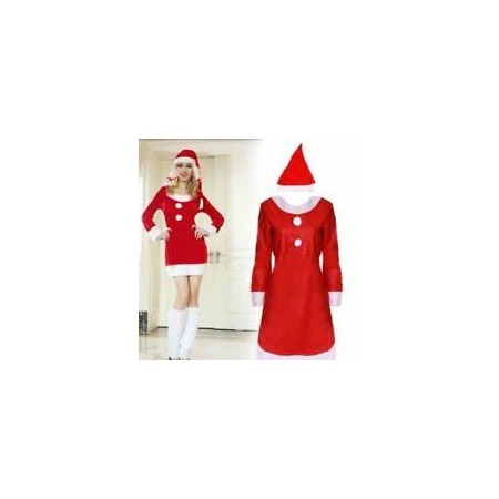 VESTITO BABBO NATALE DONNA PZ.24