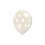 PALLONCINI 100PZ POIS TRASPARENTI 11 POLLICI