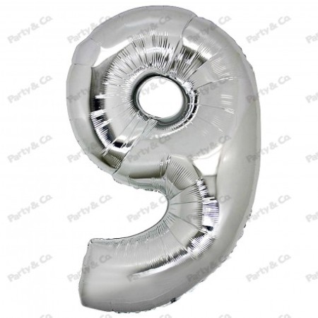 SILVER MINILOONS NUMERO 9 (PREZZO PER CONFEZIONE).