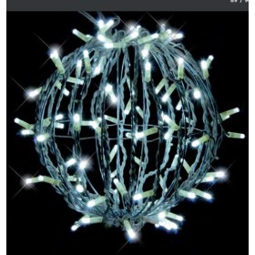 SFERA METAL 30CM 100 BIANCO