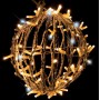 SFERA METAL 80CM 240 LED L/CALDA