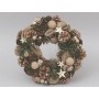 CORONA PIGNE C/GLITTER ORO C