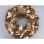 CORONA LEGNO PIGNE CM.36 C/F