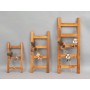 SCALA CM.75 LEGNO MARRONE C/