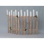 STACCIONATA LEGNO MARRONE CM
