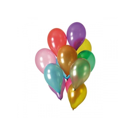 PALLONCINI 100PZ COL.ASS METAL 11 POLLICI