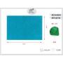 GOMMA EVA 40X60 GLITTER VERDE ACQUA