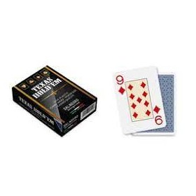 CARTE TEXAS HOLD'EM BLU DAL NEGRO